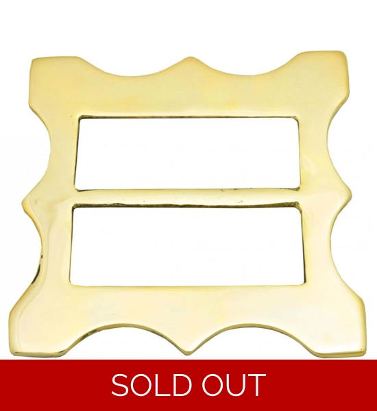 Santa Decorative Brass Buckle 4INCH